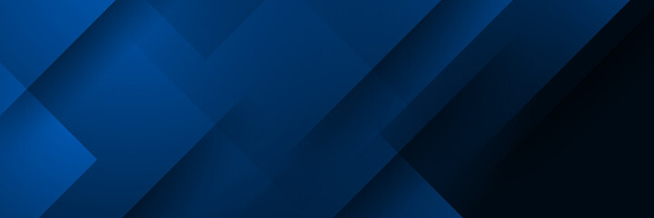 Fototapeta premium Modern blue vector abstract graphic design banner pattern background template