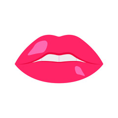 lips icon. Cosmetic sign. vector illustration