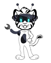 White Tiger Illustration Work