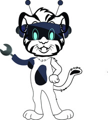 White Tiger Illustration Work