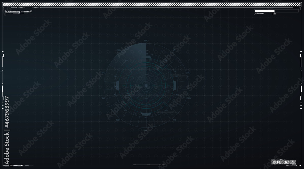 Leinwandbilder abstract technology background. grid for virtual technology futuristic user interface hud. abstract 