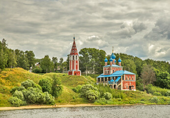 Kazan-Transfiguration church in Tutayev (former Romanov-Borisoglebsk). Russia