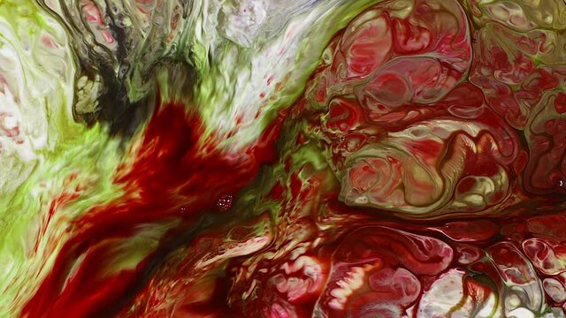 Abstract Water Paint Diffusion Explode Art. It is made with organic watercolor paint, milk and soap. A chemical reaction between milk and soap.colorful surreal shapes appears.