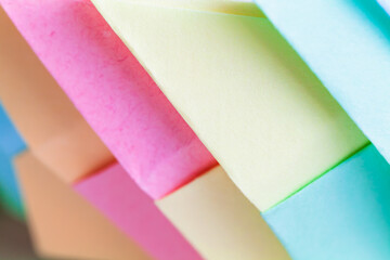 Colorful origami, background photo with selective soft focus