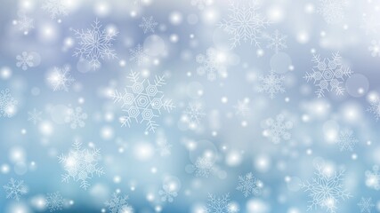 snowfall winter abstract illustration background