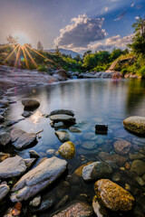 Rio de Acebo en la sierra de gata