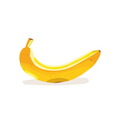 vector illustration of yellow banana