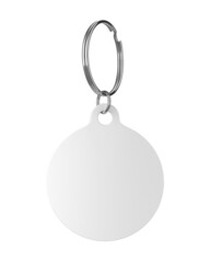 Blank Cat Dog Id Tag Name Pendant  Necklace Collar Mockup, 3d render illustration.