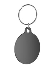 Blank Cat Dog Id Tag Name Pendant  Necklace Collar Mockup, 3d render illustration.
