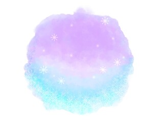 雪の結晶のフレーム