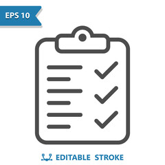 Clipboard - Checklist Icon