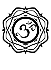 chakra symbol concept, chakra icon, Seven chakra symbols line, Vector Illustration