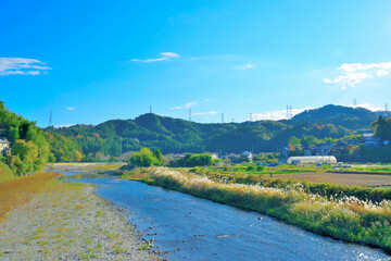 東京都あきる野市　秋川の渓流/ Akiruno city Tokyo・Akigawa Mountain stream