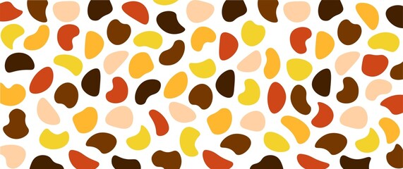 Abstract background.Geometric rounded shapes of elements. Scandinavian style. Modern colored pattern. Wall art for kids room. Flat style vector illustration.	