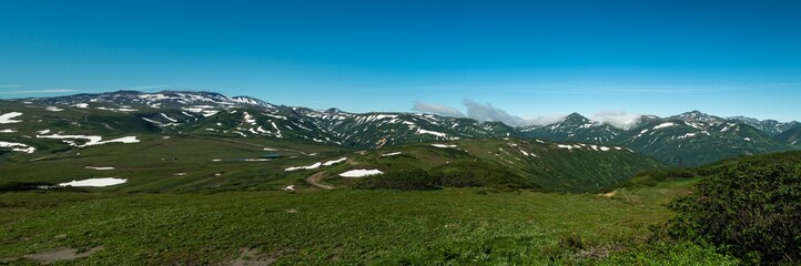 Obraz premium Landscape view in Kamchatka peninsula Volcano