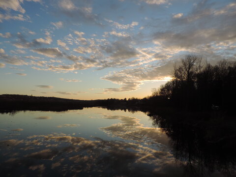 Novembre au lac boivin