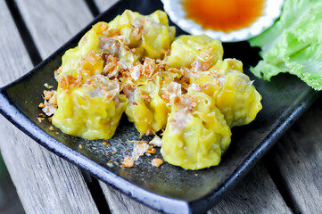 Chinese dumpling, Chinese steamed dumpling or dim sum