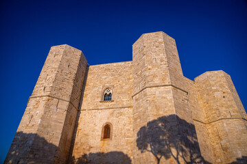 Castel del Monte in Apulia Italy is a popular landmark and tourist attraction - travel photography