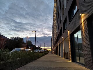 bridge at dusk