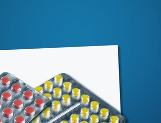 Set of tablets, an antiparasitic drug and also a potential treatment for Covid-19 disease