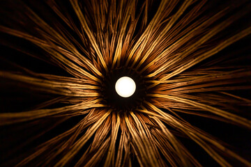 Abstract Light Fixture from Above