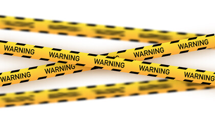 Yellow police line. Crime scene yellow tape. danger tapes. Vector stock illustration.