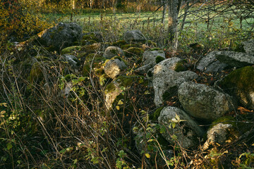 old stone fence