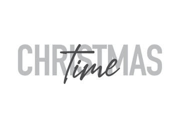 Modern, simple, minimal typographic design of a saying 