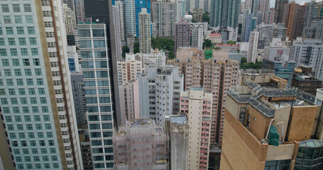 Hong Kong city from top