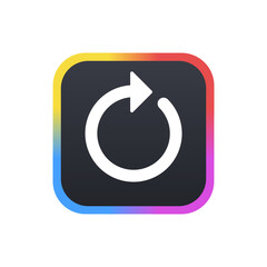 Rotate Arrow - Sticker