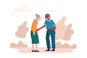 Portrait of senior couple