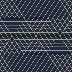 Classical luxury seamless pattern with geometric lines.