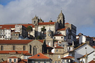 Obraz premium Porto, Portugal, historic, city, center, 