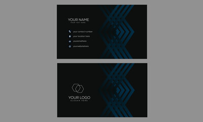 modern and creative abstract business card design vector template.e

