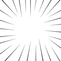 Obraz premium Vintage Sunburst Design Vector Template. Stock illustration.