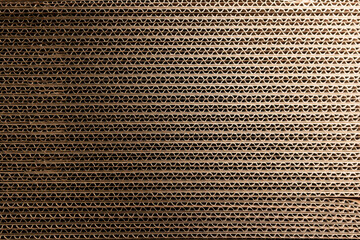 a stack of corrugated cardboard for packaging. Paper background