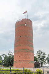 Reconstruction of the Klimek tower from 2014. Klimek Tower in Grudziadz, Poland.