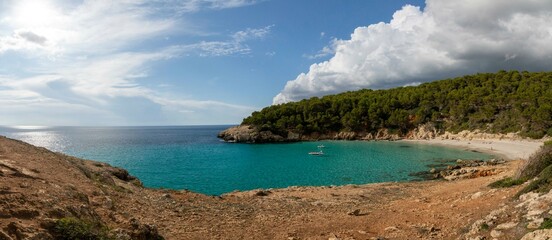 Cala excorxada, the most beautiful beach of Menorca
