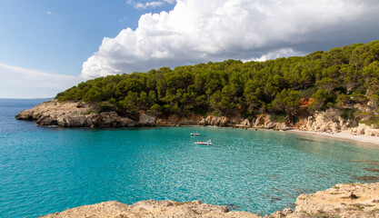 Cala excorxada, the most beautiful beach of Menorca
