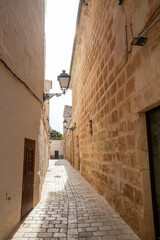 Fototapeta na wymiar Streets of Ciutadella of Menorca