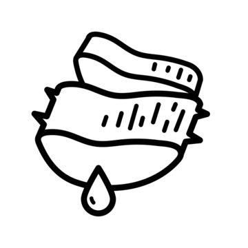 aloe vera plant black outline clip art preview