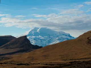 Naklejka premium landscape with Elbrus