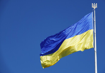 The largest flag of Ukraine