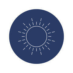 sun light forecast weather icon