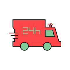 emergency medical service Ambulance icon