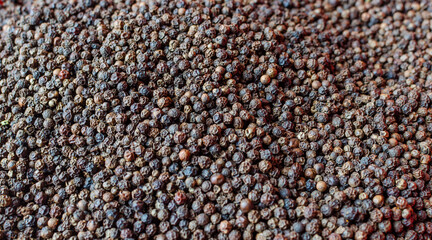 sprinkled black peppercorns on the market