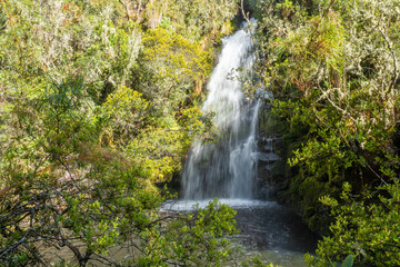 Hike to Paramo de Guacheneque, birthplace of the Bogota River. The Otter Pit ( el Pozo de la nutria) at Villapinzón, Cundinamarca, Colombia