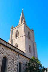 Fototapeta na wymiar French church tower