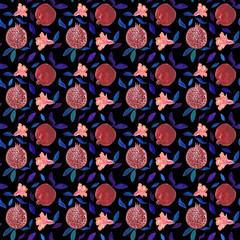 Vintage seamless pattern for fabric, clothing, design interior, background, wallpaper, dress