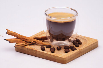 Coffee with cinnamon